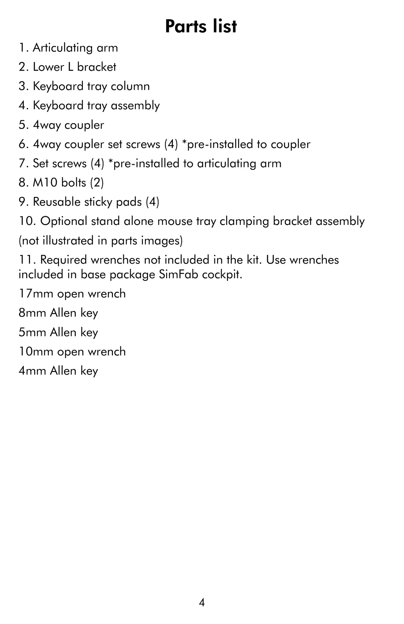 Manual page 4