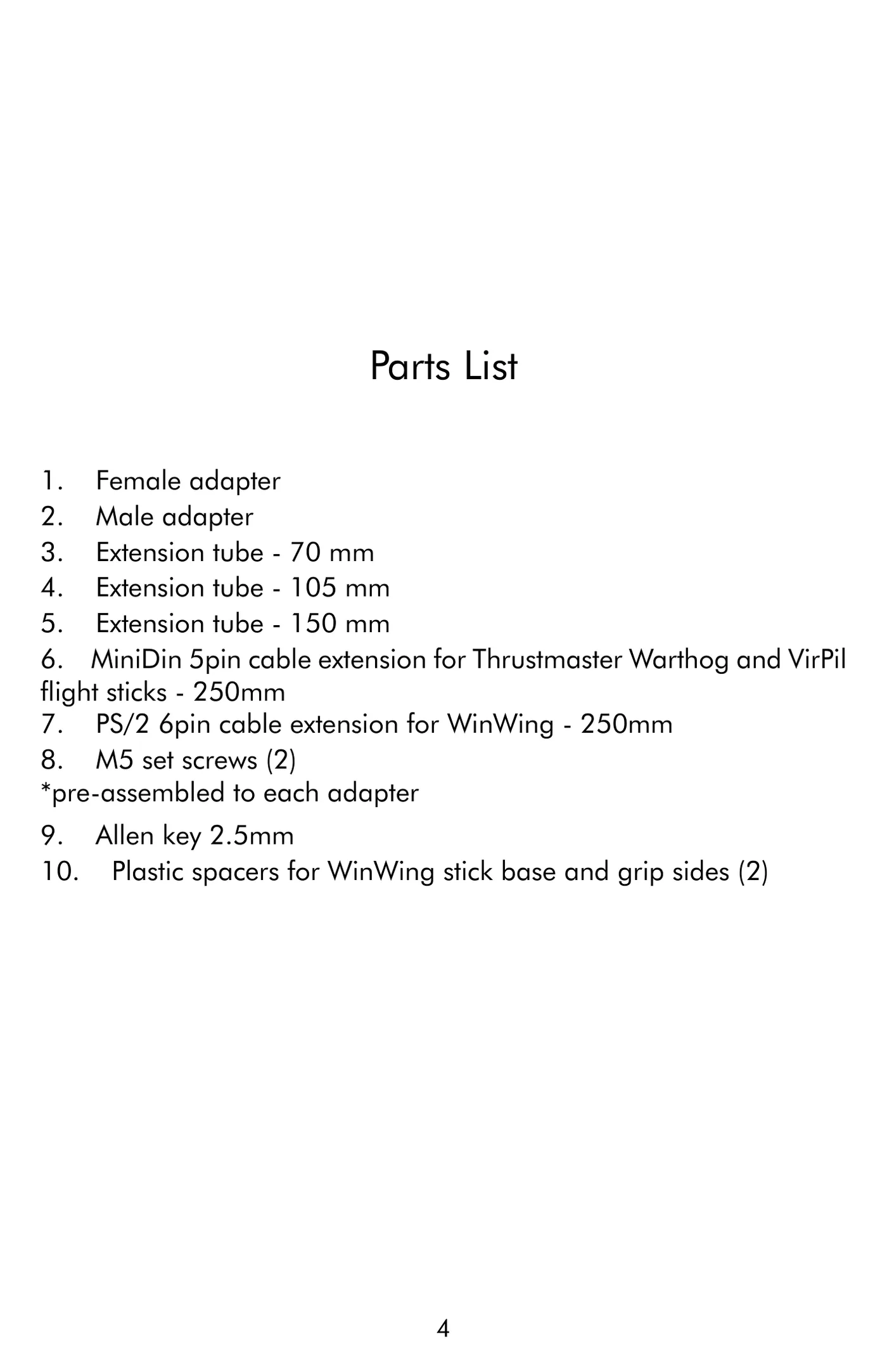 Manual page 4